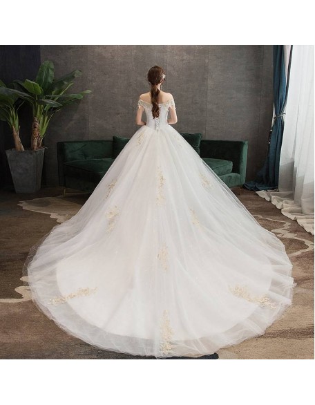 Korean tutu wedding dress