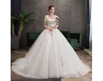 Korean tutu wedding dress